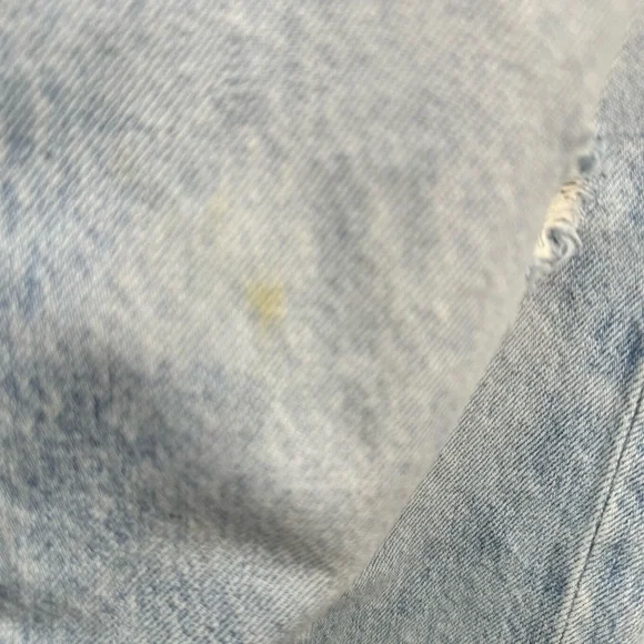 Agolde Riley High Rise Straight Crop Jeans Distressed Size 27 - Picture 8 of 16